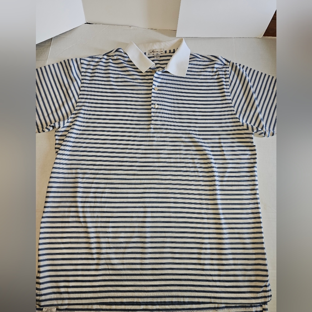 Mens Large Peter Millar polo shirt. Mint Condition